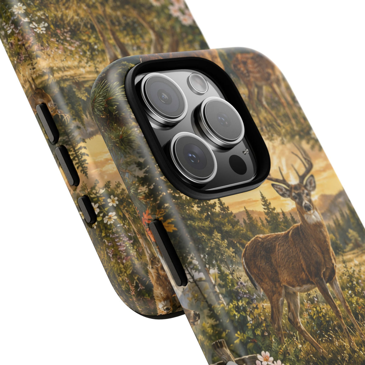 Deer Forest Phone Case — Woodland Bucks Nature iPhone Cover