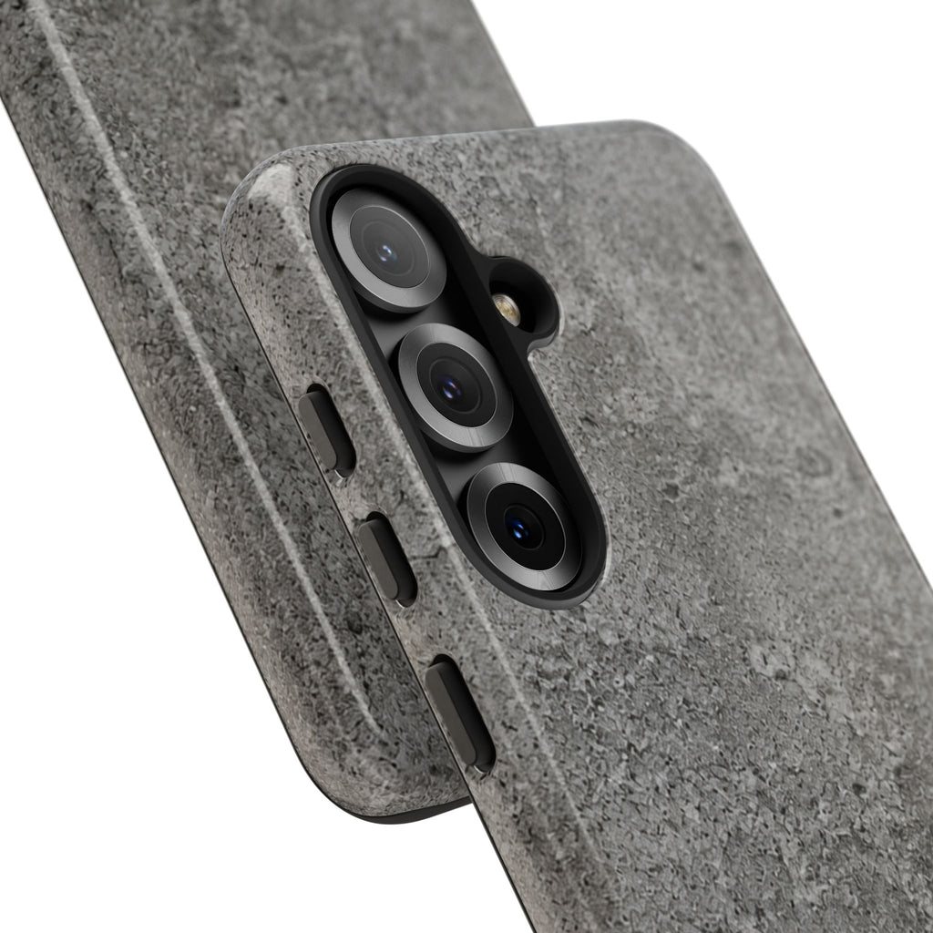 Concrete Texture Phone Case — Rugged Grey Protective iPhone Cover