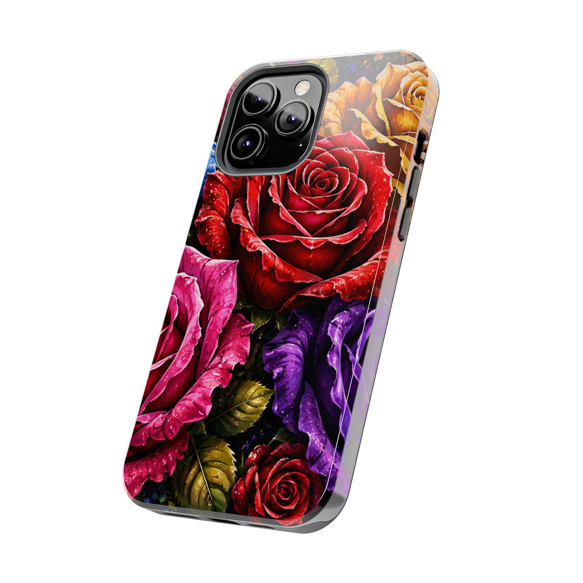 Tough Phone Case — Vibrant Rose Garden Protective Phone Cover