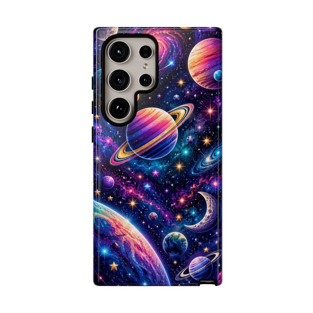 Colorful Galaxy Planets phone case | Tough Case
