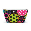 Polka Dot Neon Accessory Pouch