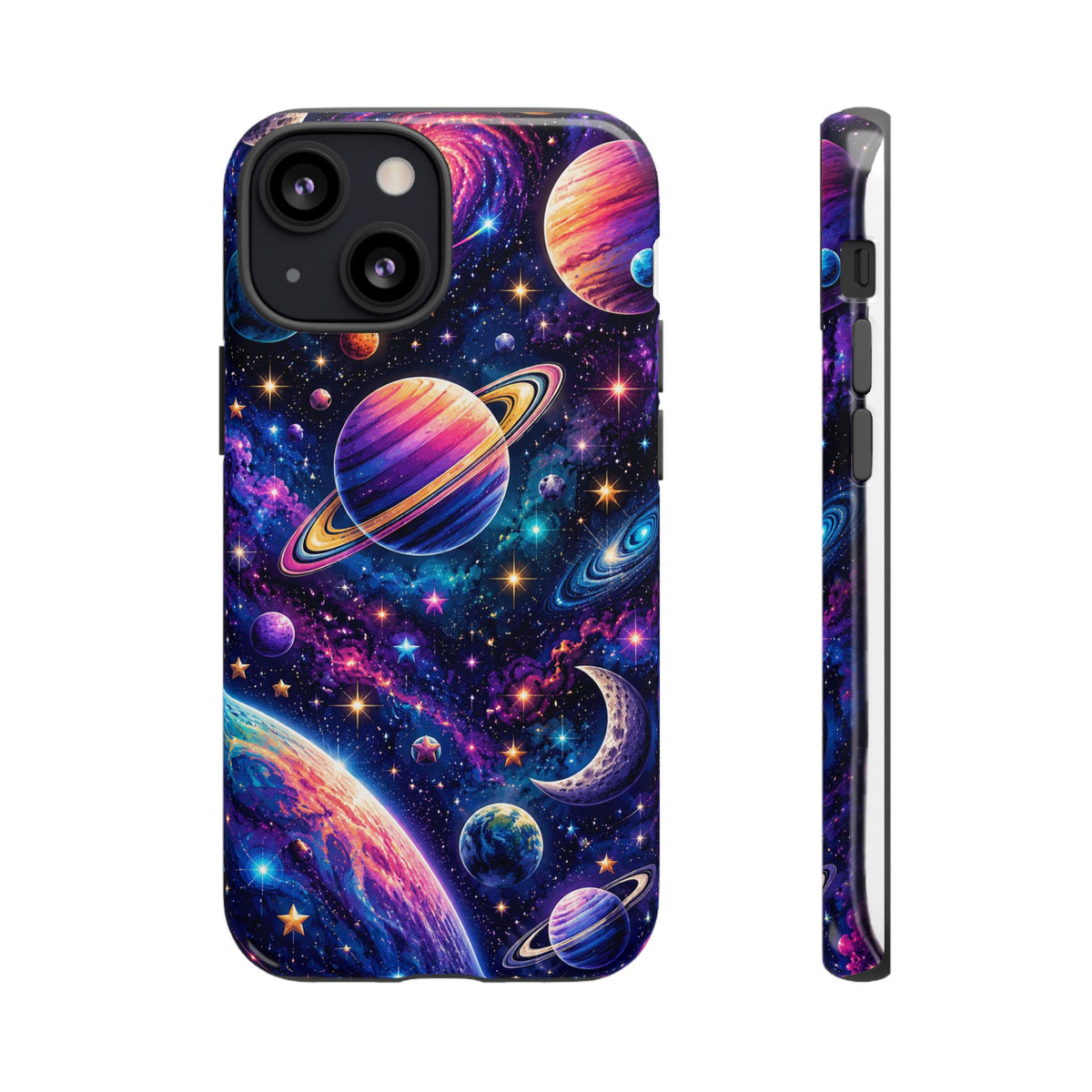 Colorful Galaxy Planets phone case | Tough Case
