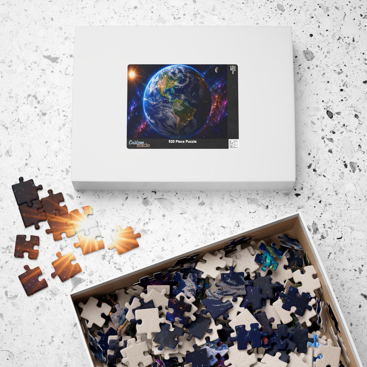 Earth from Space Jigsaw Puzzle — Planetary Scene Puzzle (110–1014 Pieces)