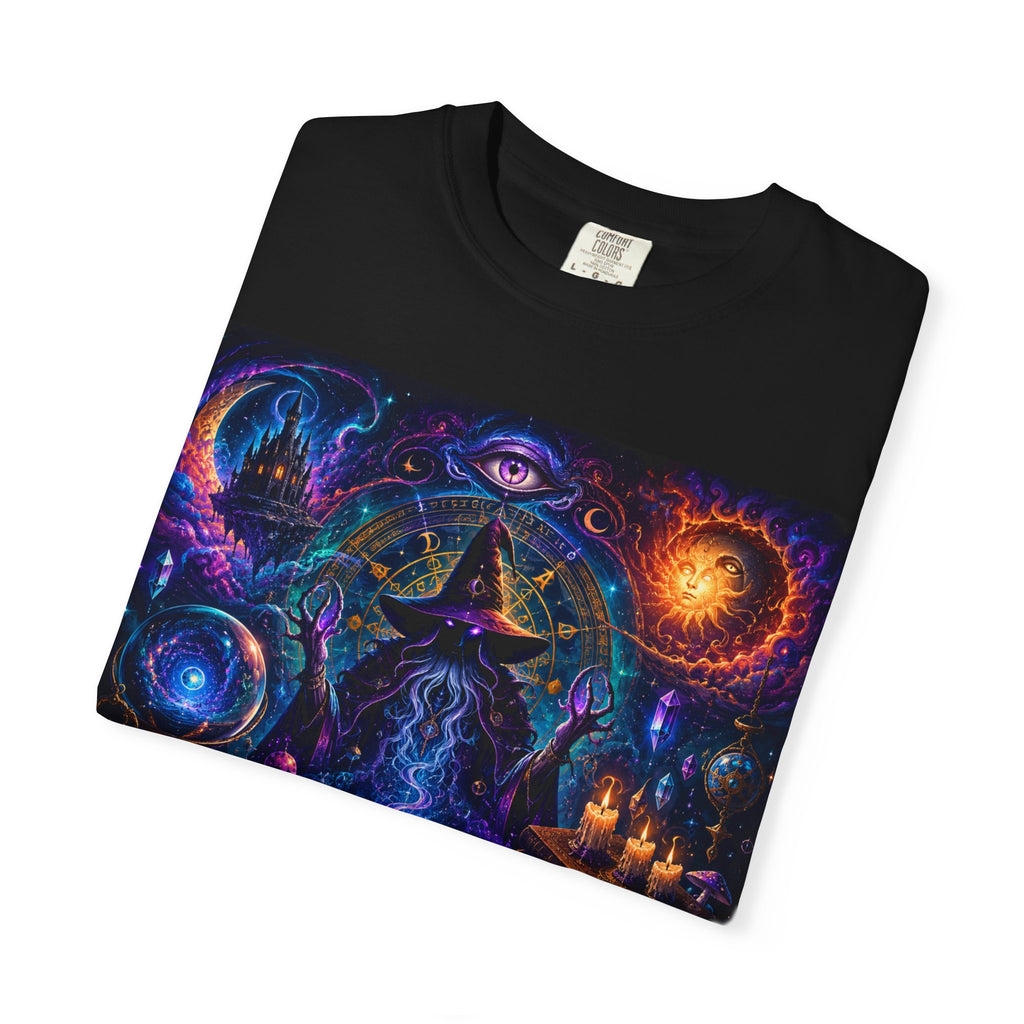 Mystic Ritual T-Shirt — Occult Magic Grimoire Design