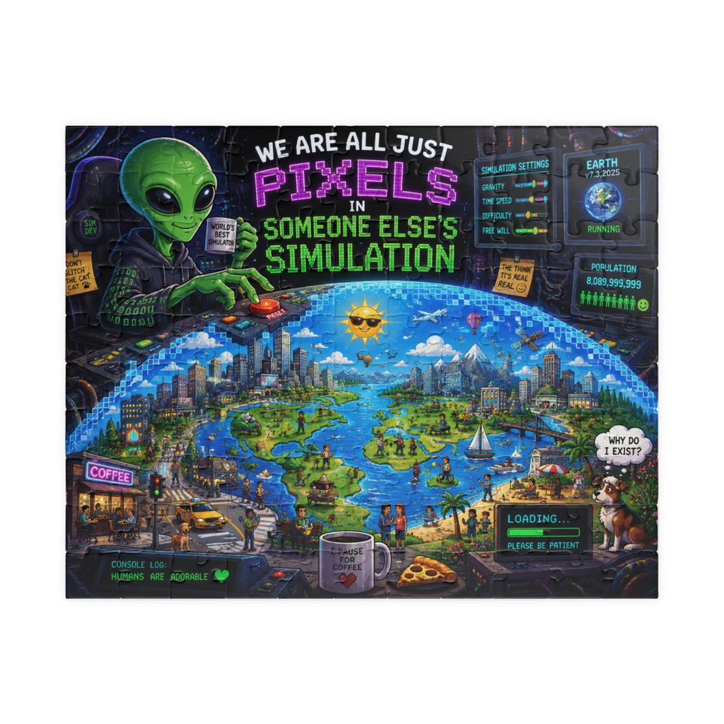 We Are All Just Pixels in Someone Else's Simulation Puzzle