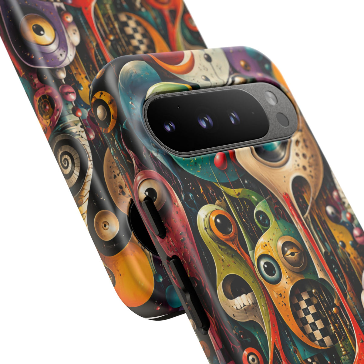 Surreal Monster Art Phone Case — Colorful Abstract Creature Design