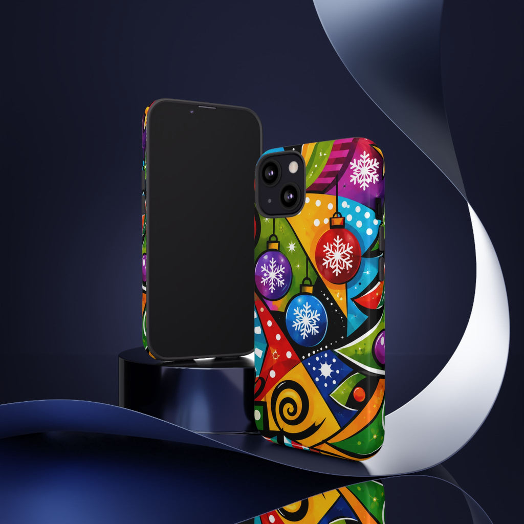 Holiday Ornament Phone Case — Colorful Festive Christmas Design