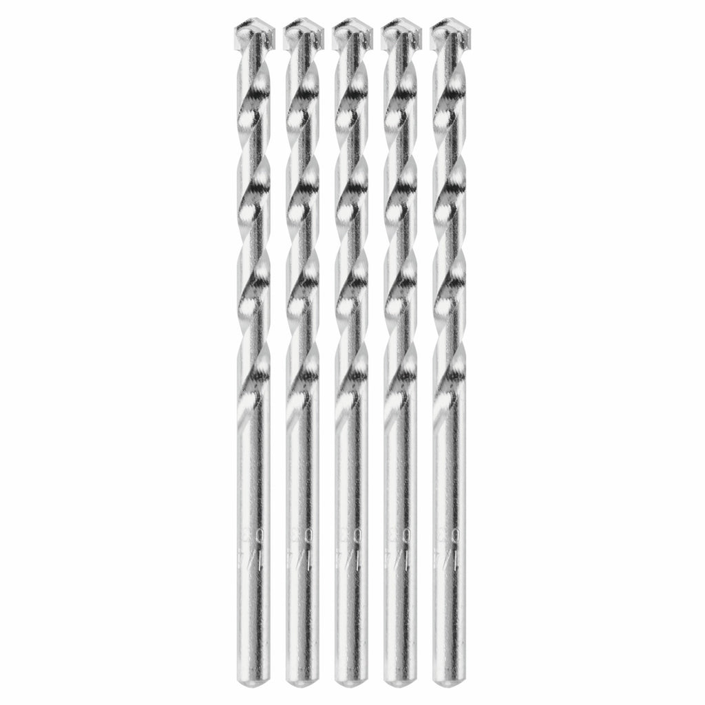 BOSCH BM5205 5 pc. 1/4 In. X 2 In. X 4 In. Fast Spiral Rotary Masonry Drill Bits
