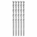 BOSCH BM5205 5 pc. 1/4 In. X 2 In. X 4 In. Fast Spiral Rotary Masonry Drill Bits
