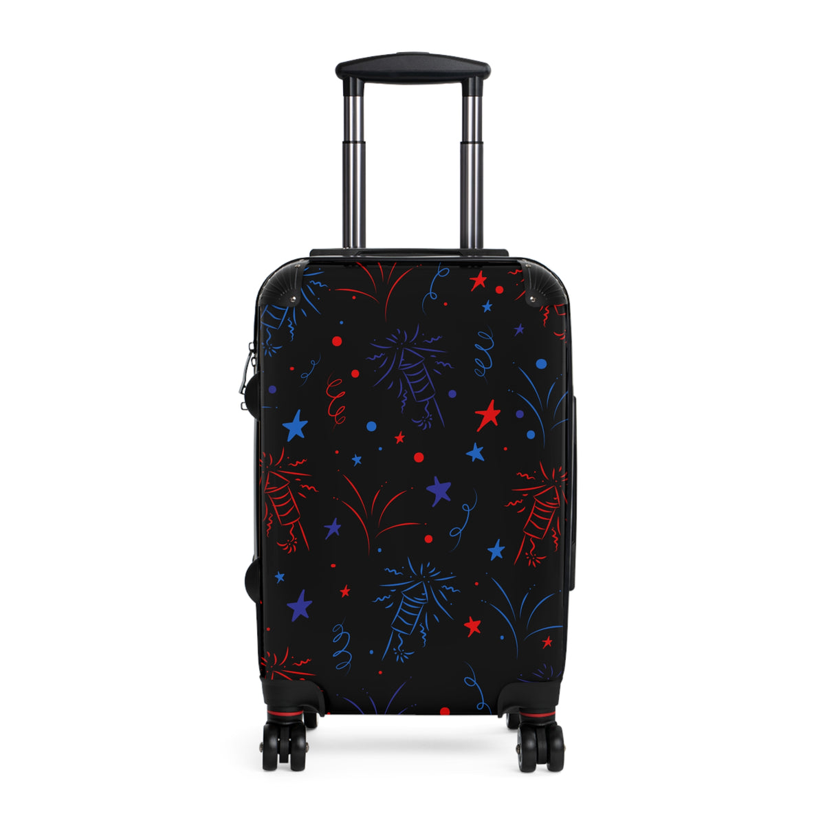 Suitcase — Patriotic Fireworks Carry-On Luggage