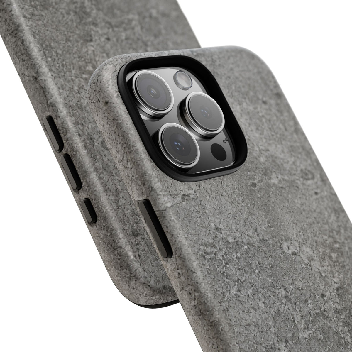Concrete Texture Phone Case — Rugged Grey Protective iPhone Cover