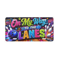 On My Way to the Lanes Vanity Plate | Bowling License Plate