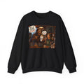 Crewneck Sweatshirt — Funny Coffee Shop Bigfoot Barista Illustration (“That’s Not My Name!”)