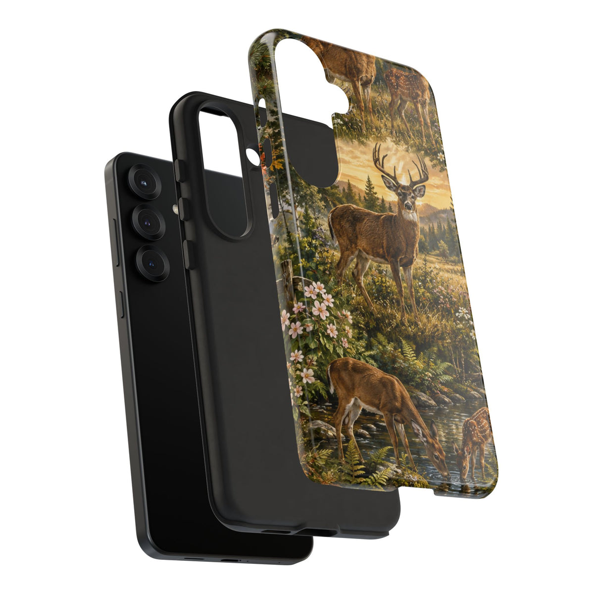 Deer Forest Phone Case — Woodland Bucks Nature iPhone Cover
