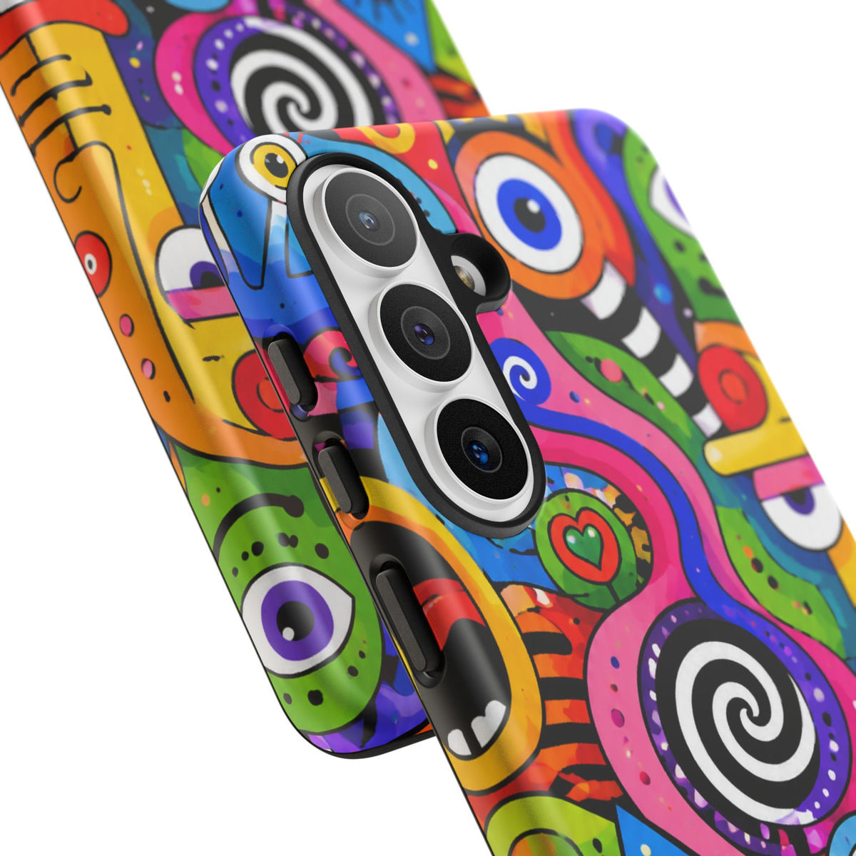 Colorful Abstract Doodle Tough Phone Case