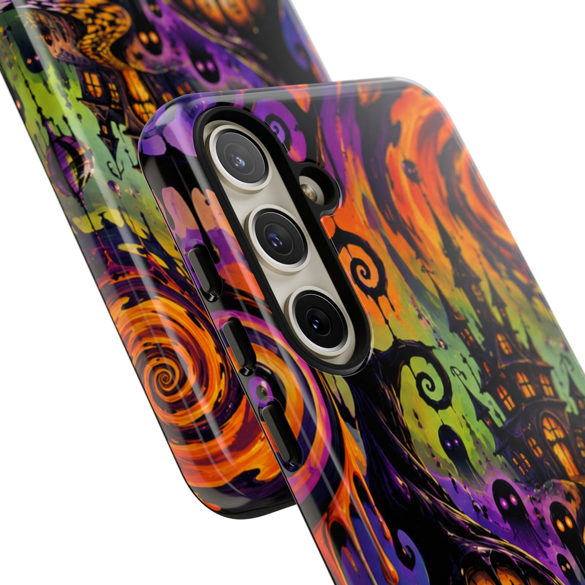 Phone Case — Psychedelic Haunted House Halloween Design