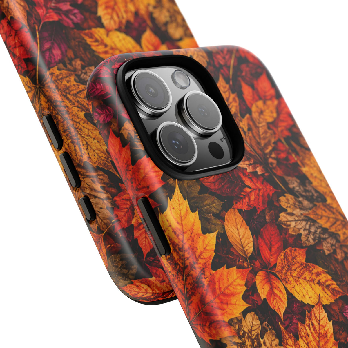 Autumn Leaves Tough Phone Case — Fall Foliage Protective Cover