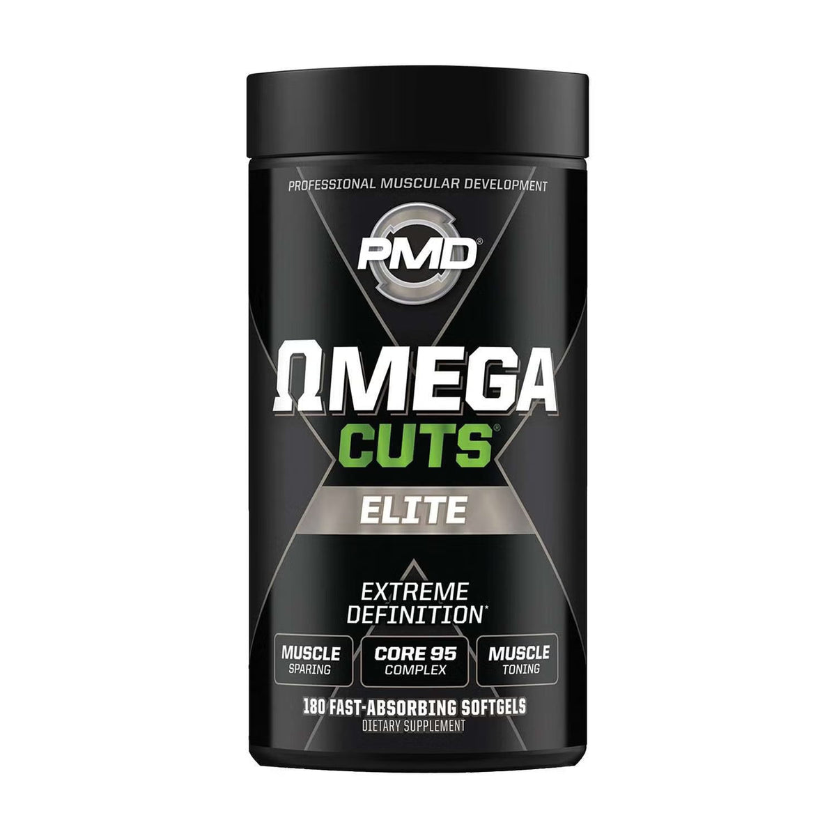 PMD Omega Cuts Elite – 180 Softgels (90 Servings)