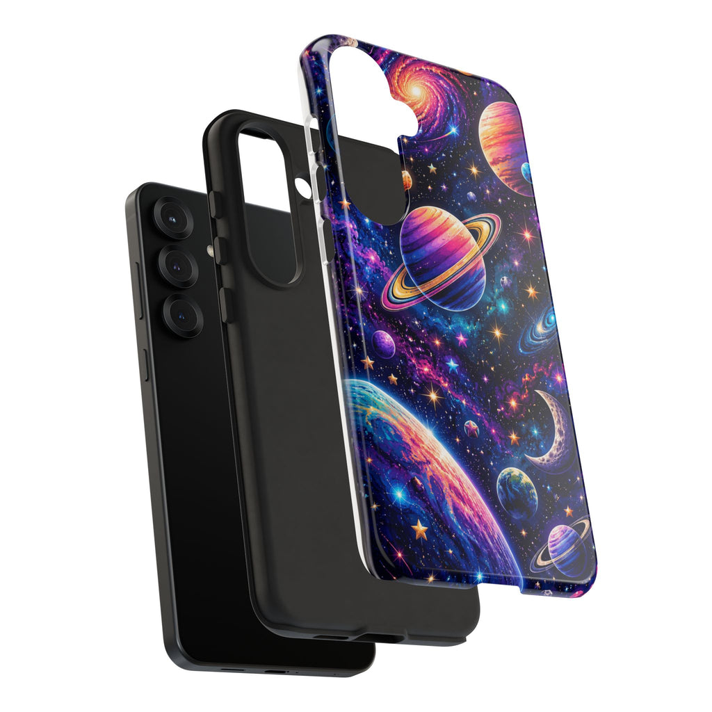 Colorful Galaxy Planets phone case | Tough Case