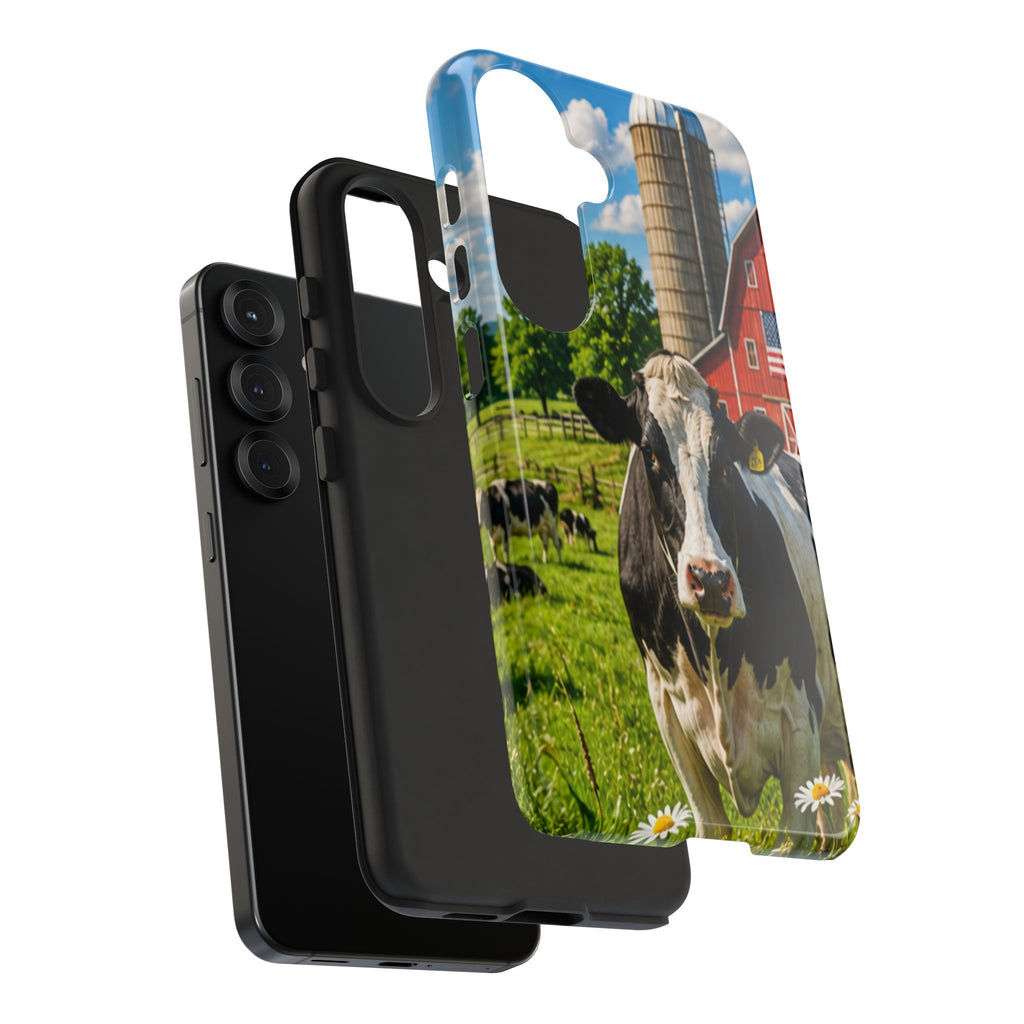 Cow Farm Phone Case — Rustic Barnyard iPhone Cover