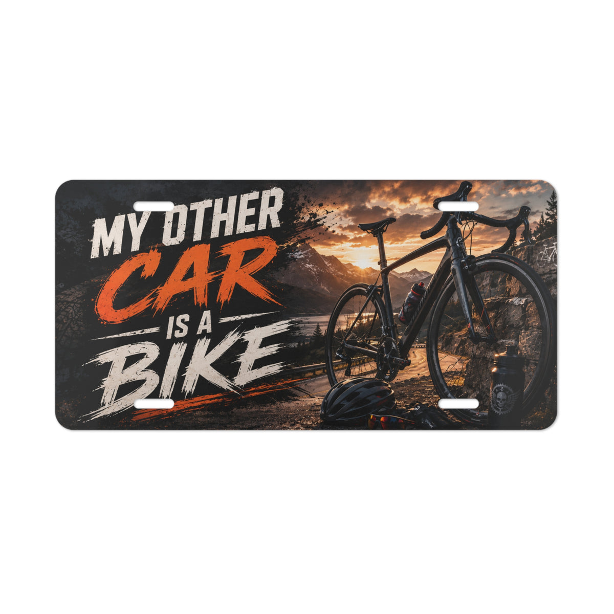 My Other Car Is A Bike Vanity Plate | Bicycle License Plate