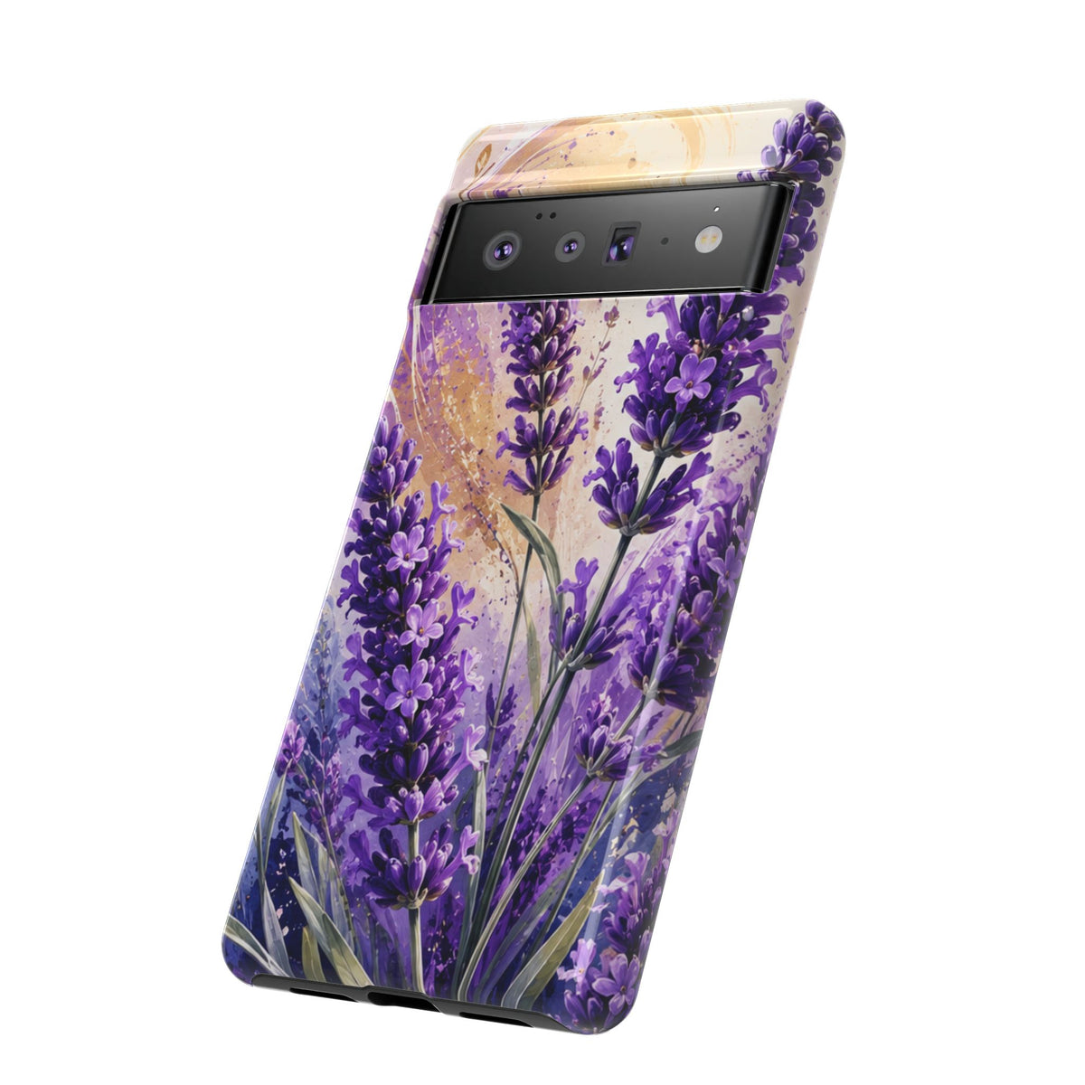Lavender Bouquet Tough Phone Case — Protective Floral iPhone Case