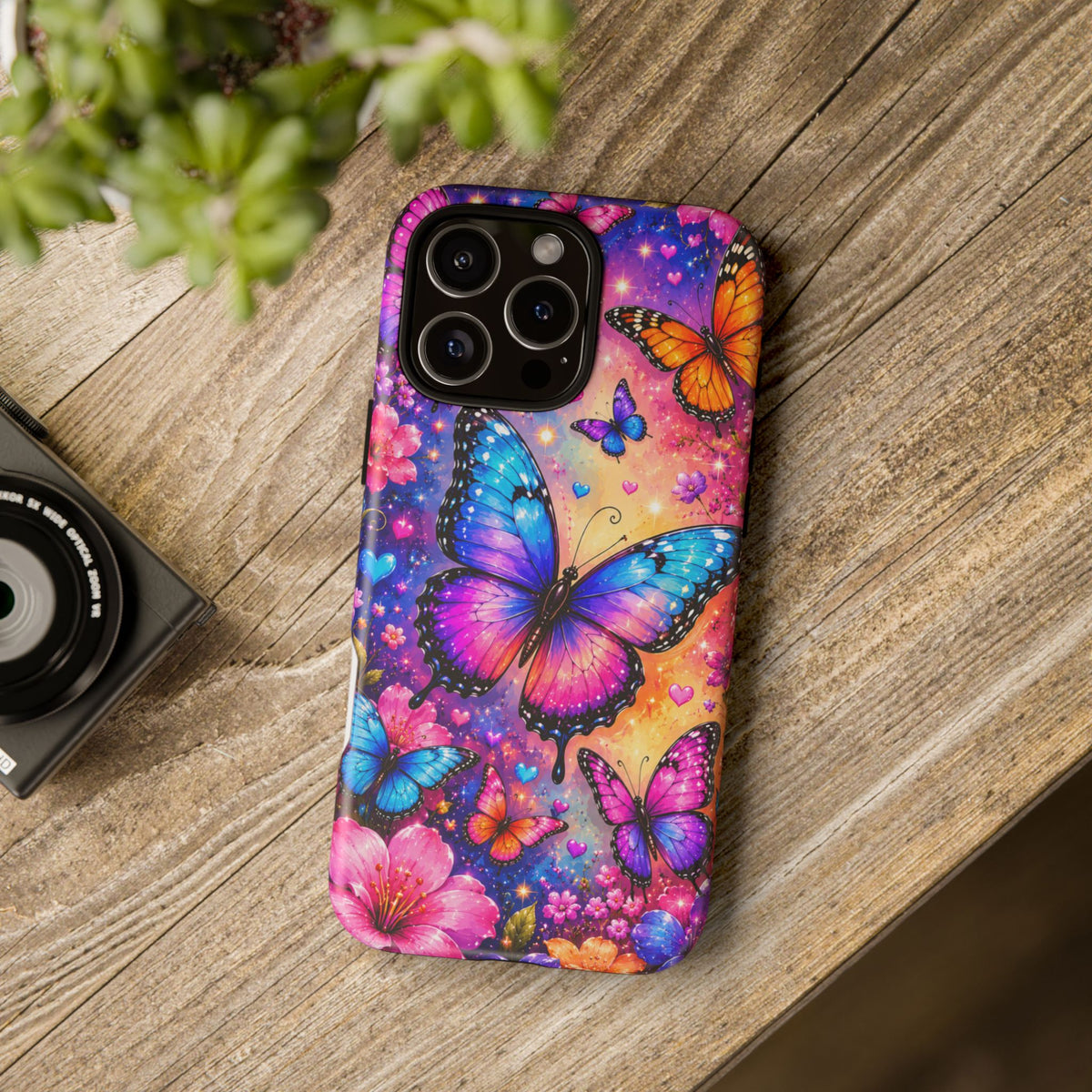 Colorful Butterfly Pattern Phone Case | Tough Cases