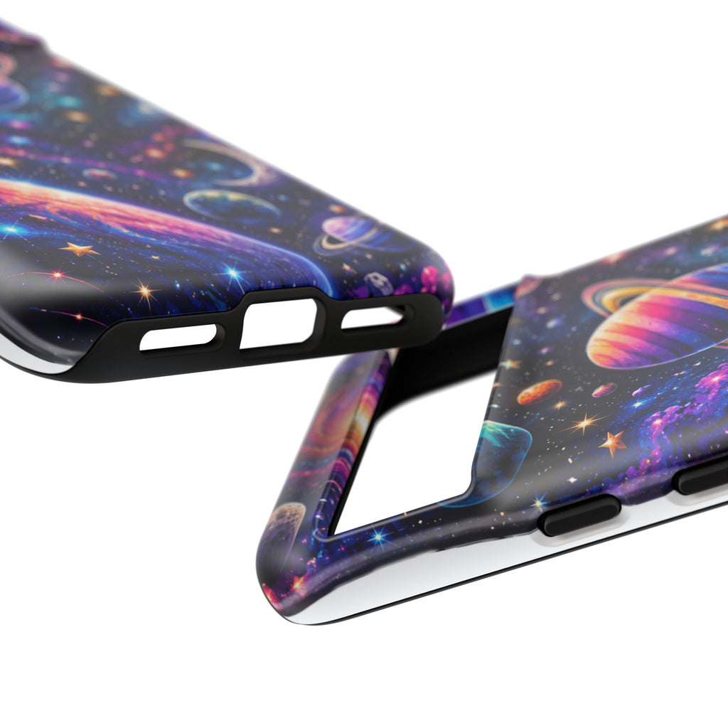 Colorful Galaxy Planets phone case | Tough Case