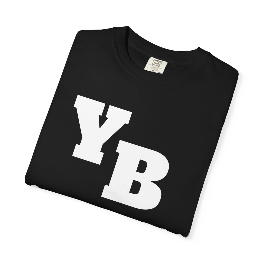 Funny 'YB ¿Normal?' Graphic T-Shirt — Upside-Down Retro Typography Tee