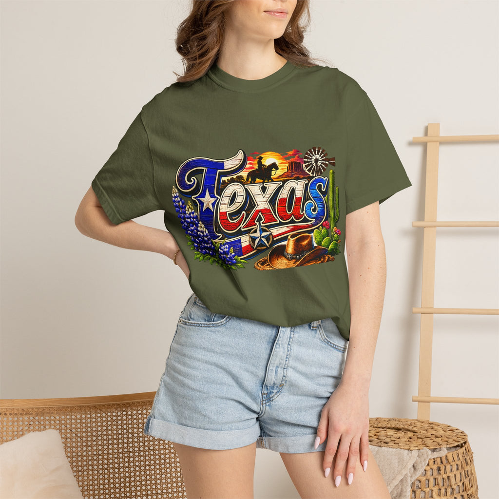 Texas Vintage Postcard T-Shirt | Lone Star State Roadtrip