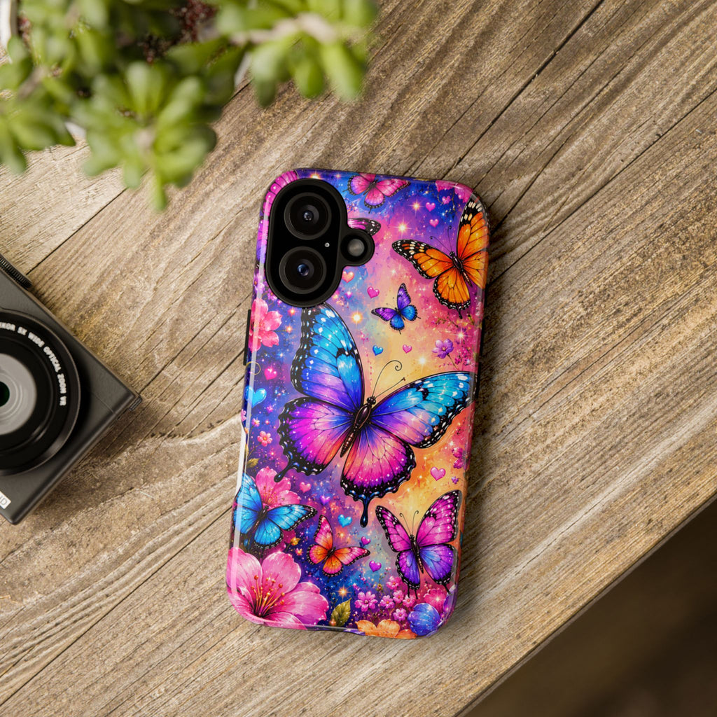 Colorful Butterfly Pattern Phone Case | Tough Cases