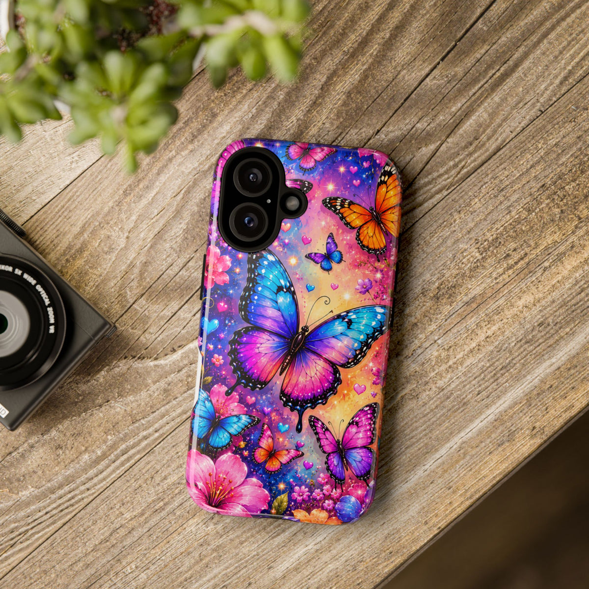 Colorful Butterfly Pattern Phone Case | Tough Cases
