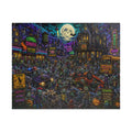 Spooky Zombie City Puzzle 520 Piece | Halloween Jigsaw