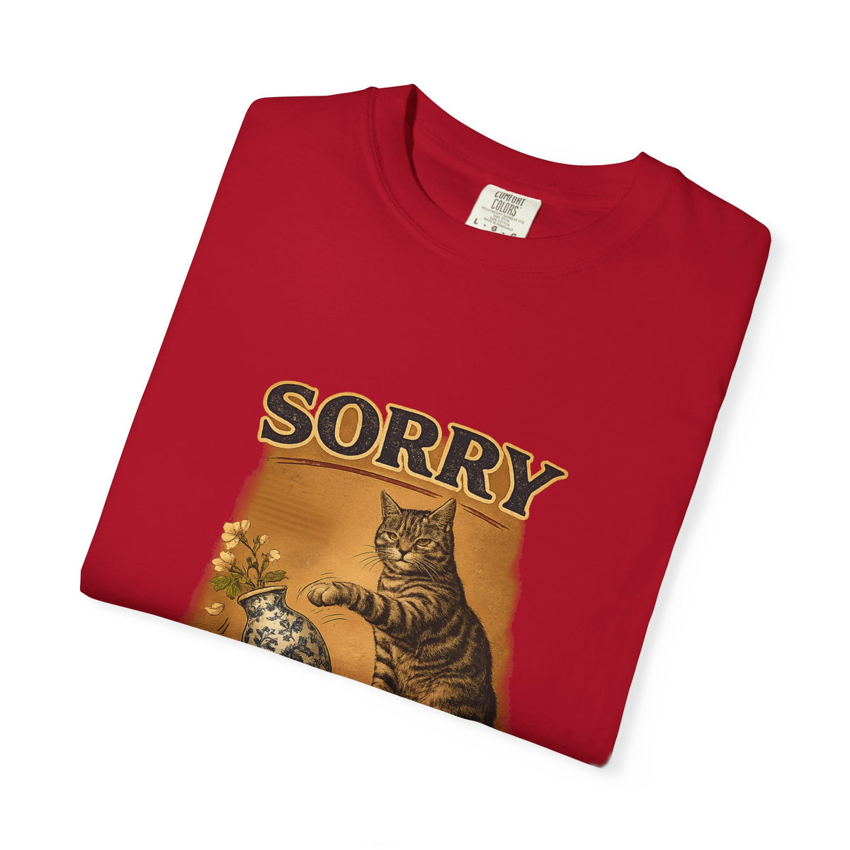Sorry, It’s What I Do cat T-Shirt | Cat playing with yarn design