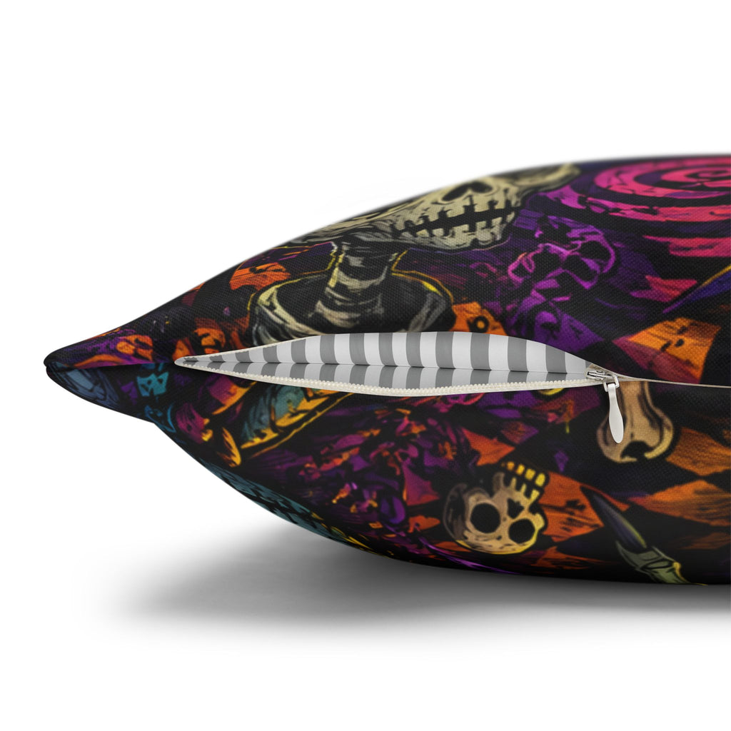 Psychedelic Pumpkin Jack-o'-Lantern Pillowcase