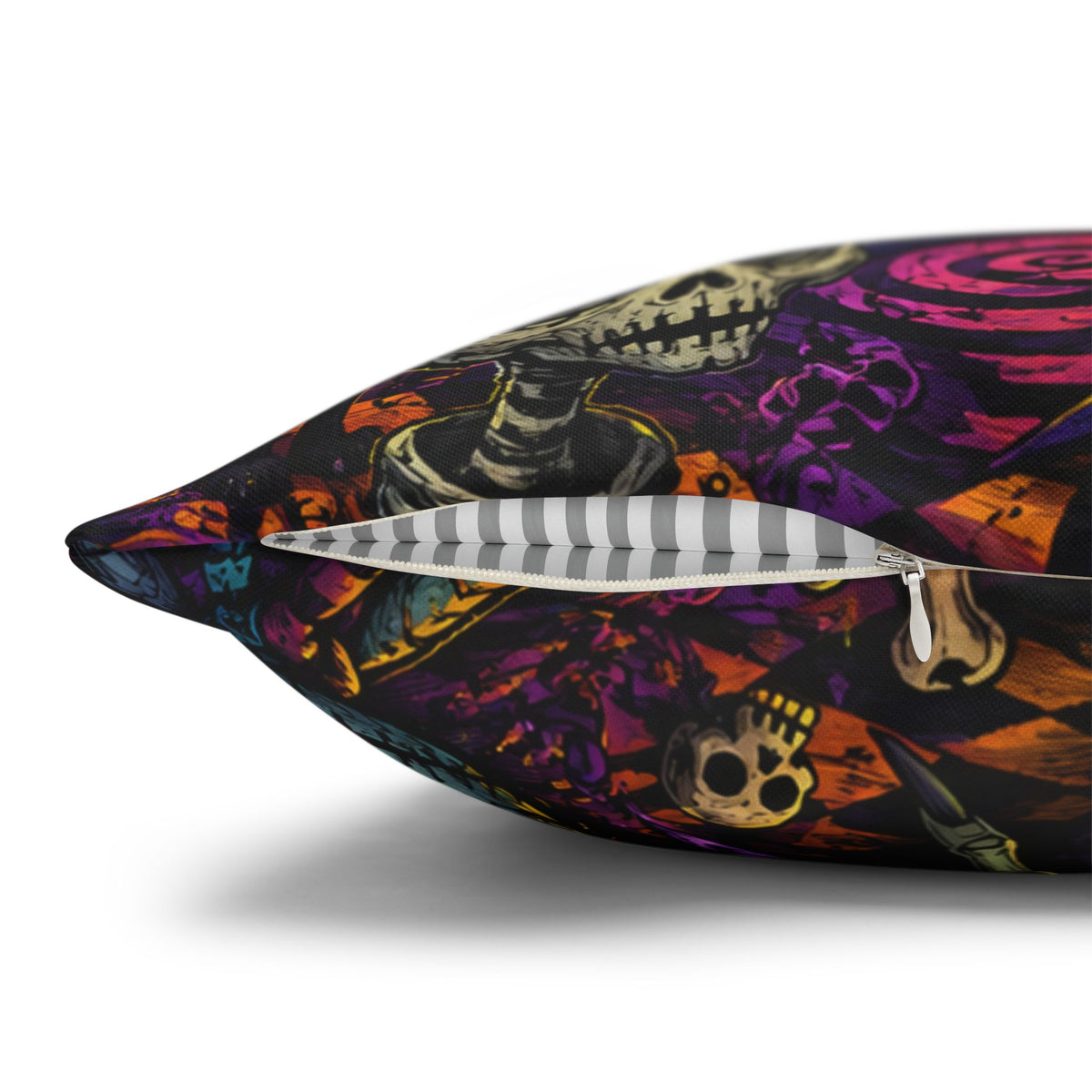 Psychedelic Pumpkin Jack-o'-Lantern Pillowcase