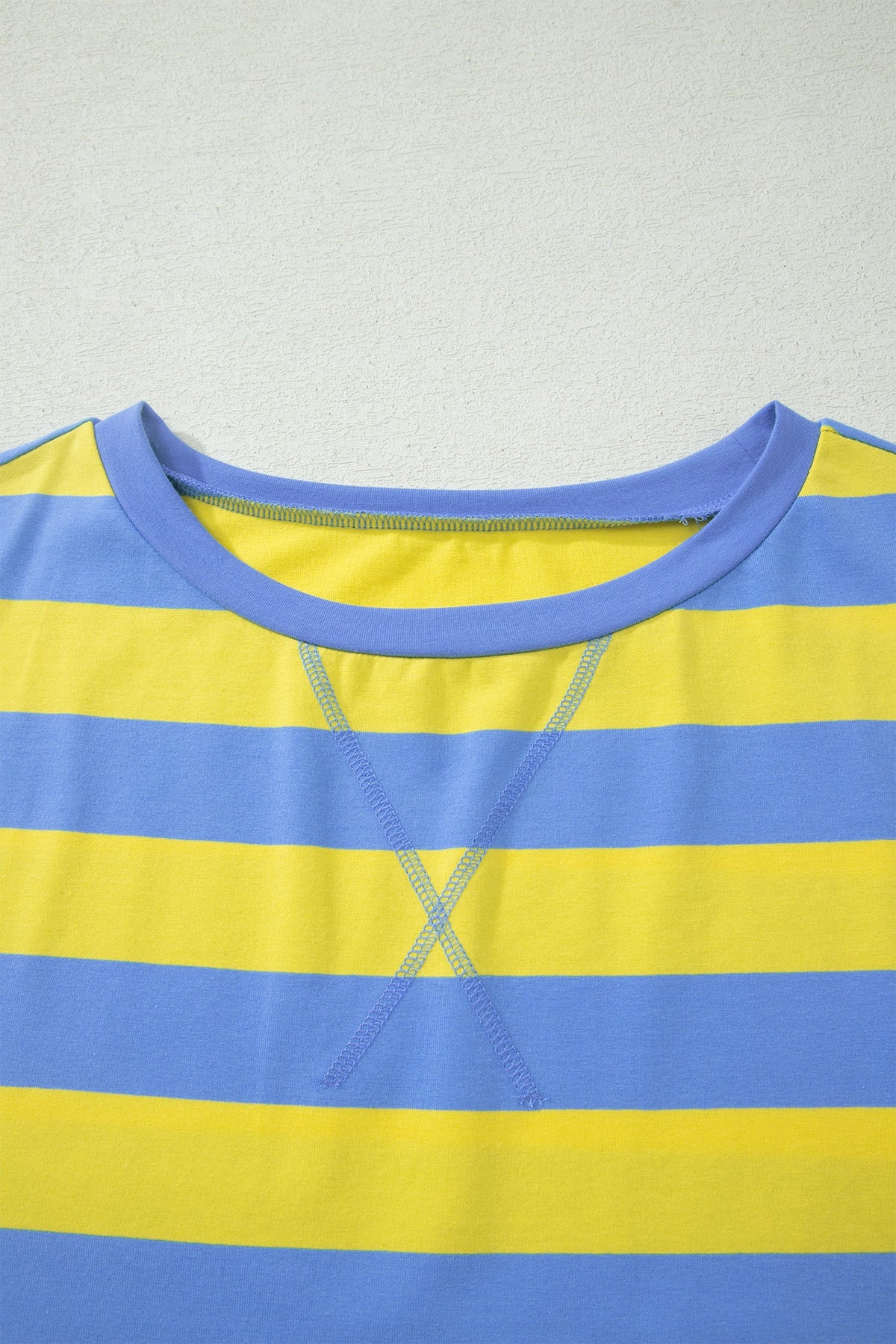 Stripe Dolman Tee & Drawstring Skort Set