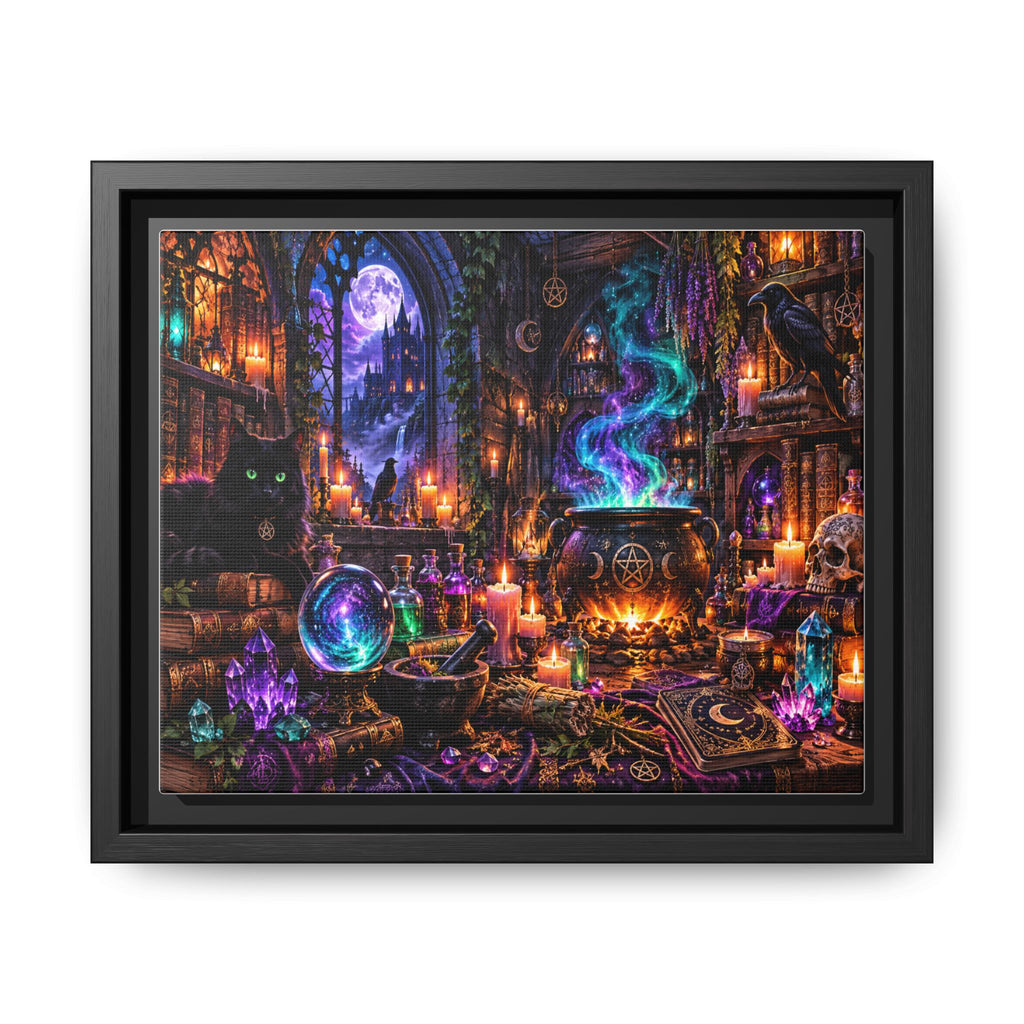 Mystic Witch’s Apothecary Matte Canvas Framed Art