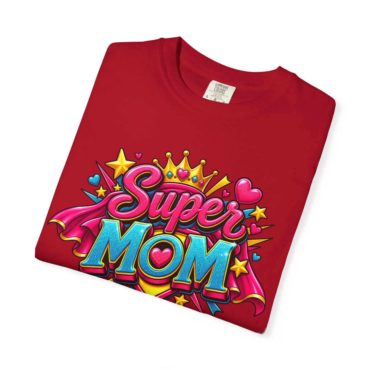 Super Mom T-Shirt — Colorful Comic-Style Mother's Day Tee