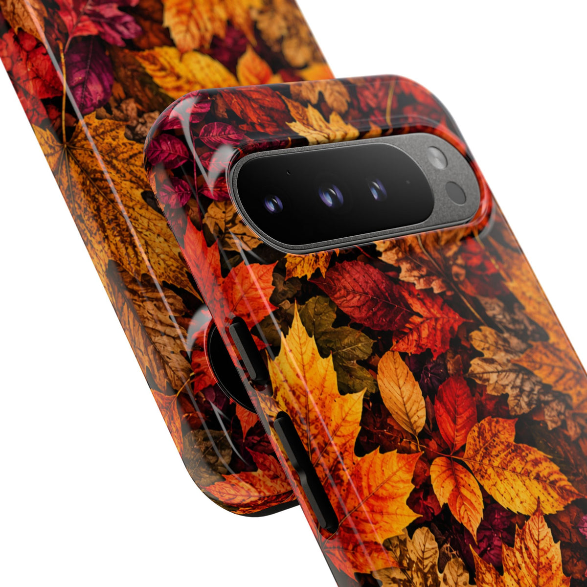 Autumn Leaves Tough Phone Case — Fall Foliage Protective Cover