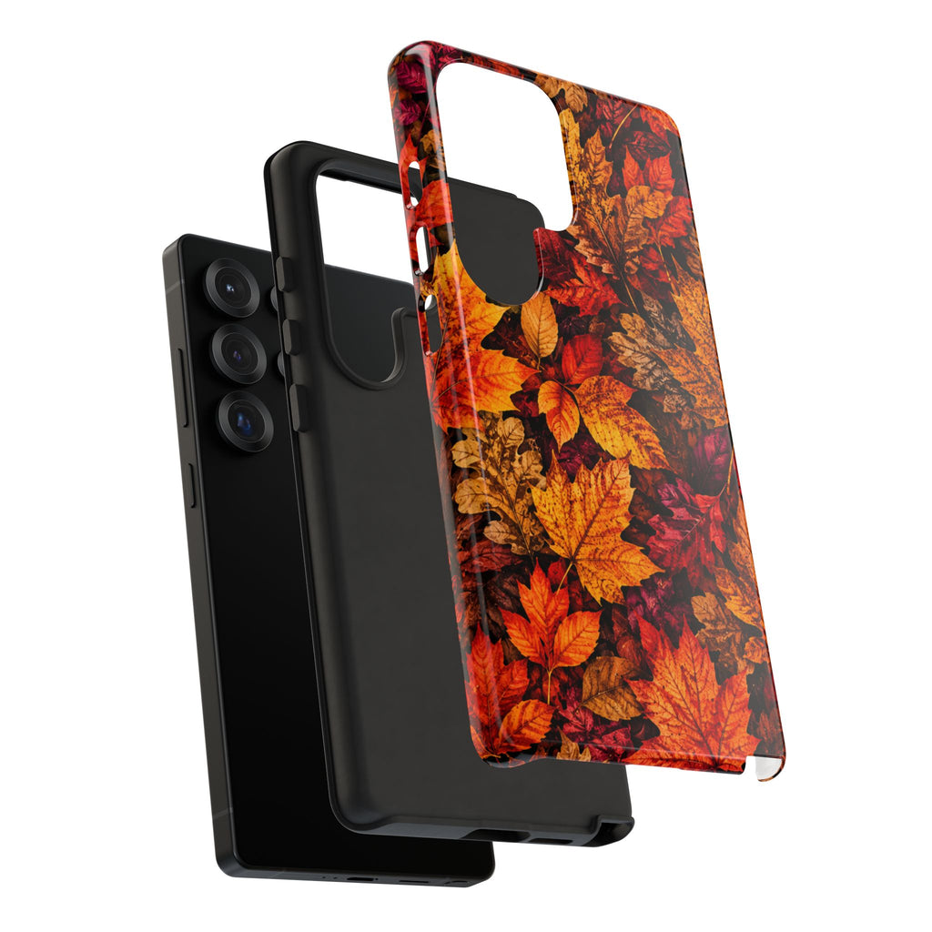 Autumn Leaves Tough Phone Case — Fall Foliage Protective Cover