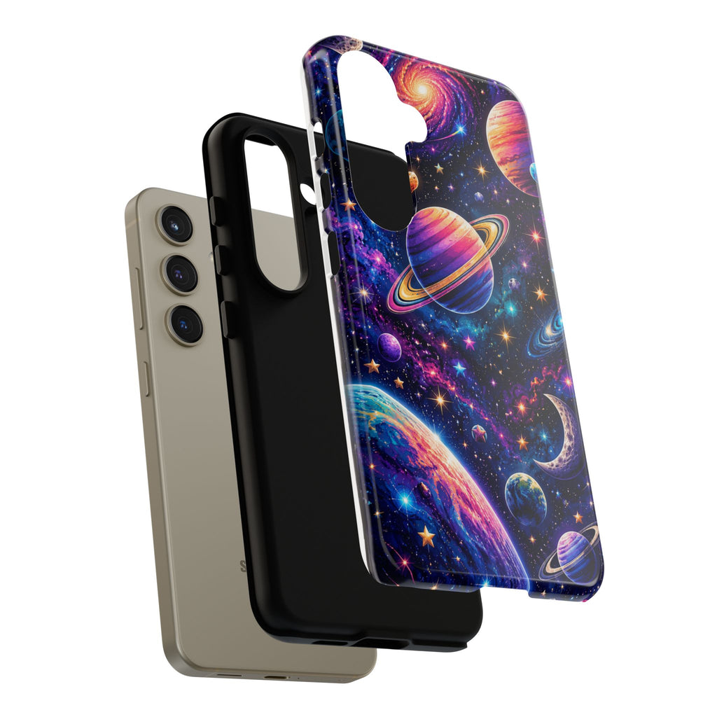 Colorful Galaxy Planets phone case | Tough Case