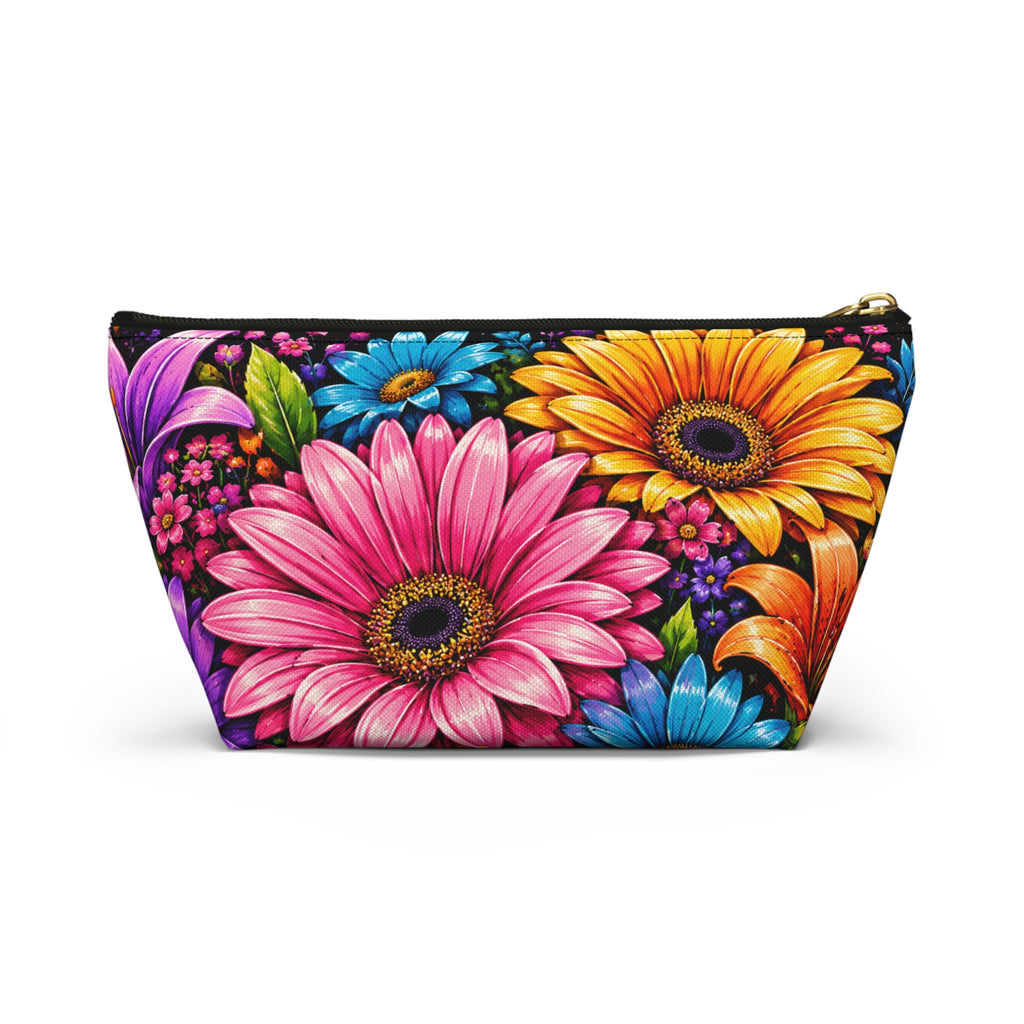 Floral Daisy Accessory Pouch