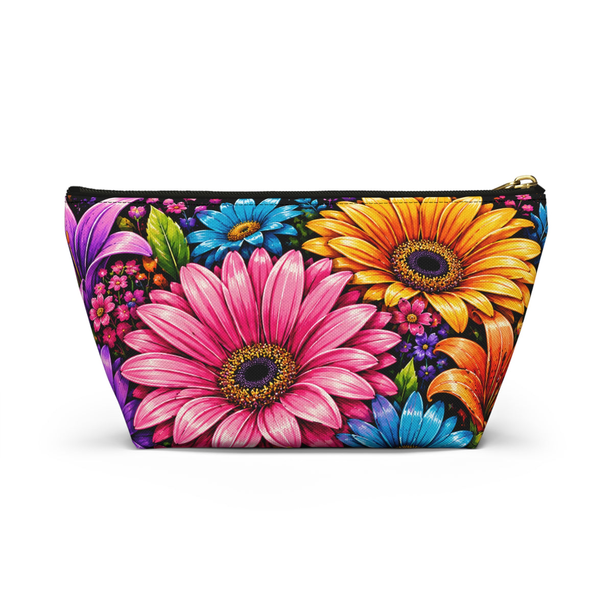 Floral Daisy Accessory Pouch