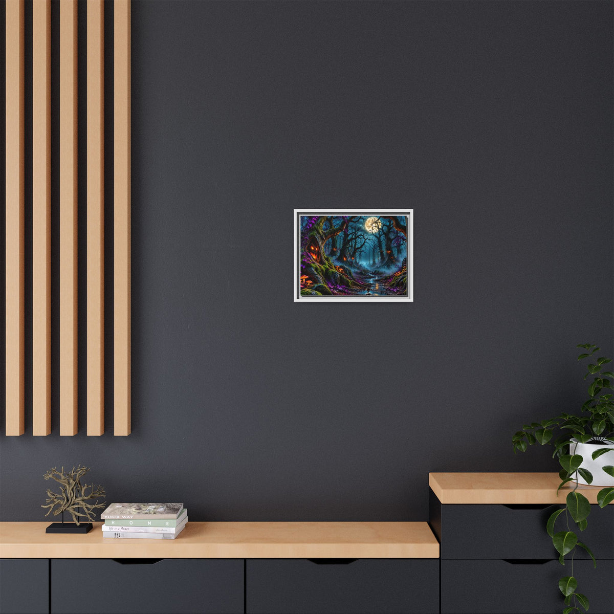 Matte Canvas, Framed (Multi-color)