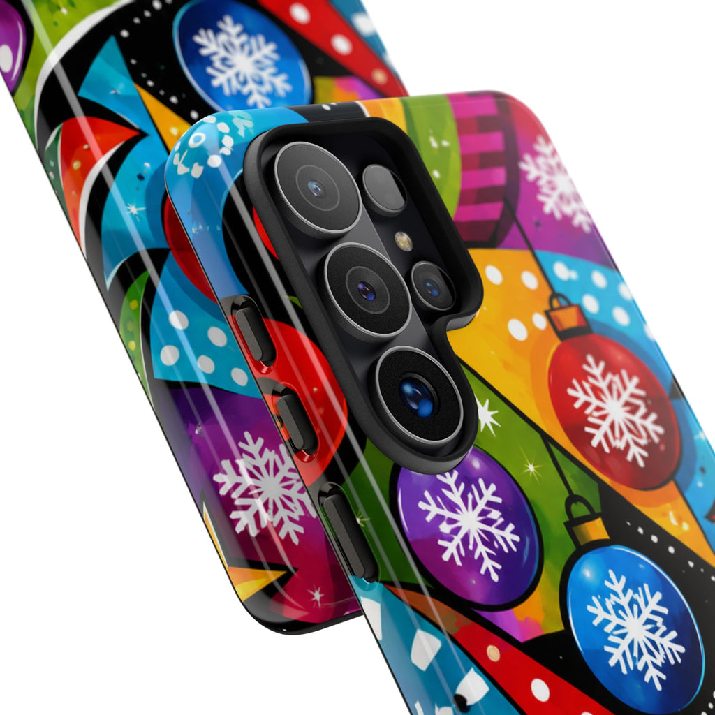 Holiday Ornament Phone Case — Colorful Festive Christmas Design