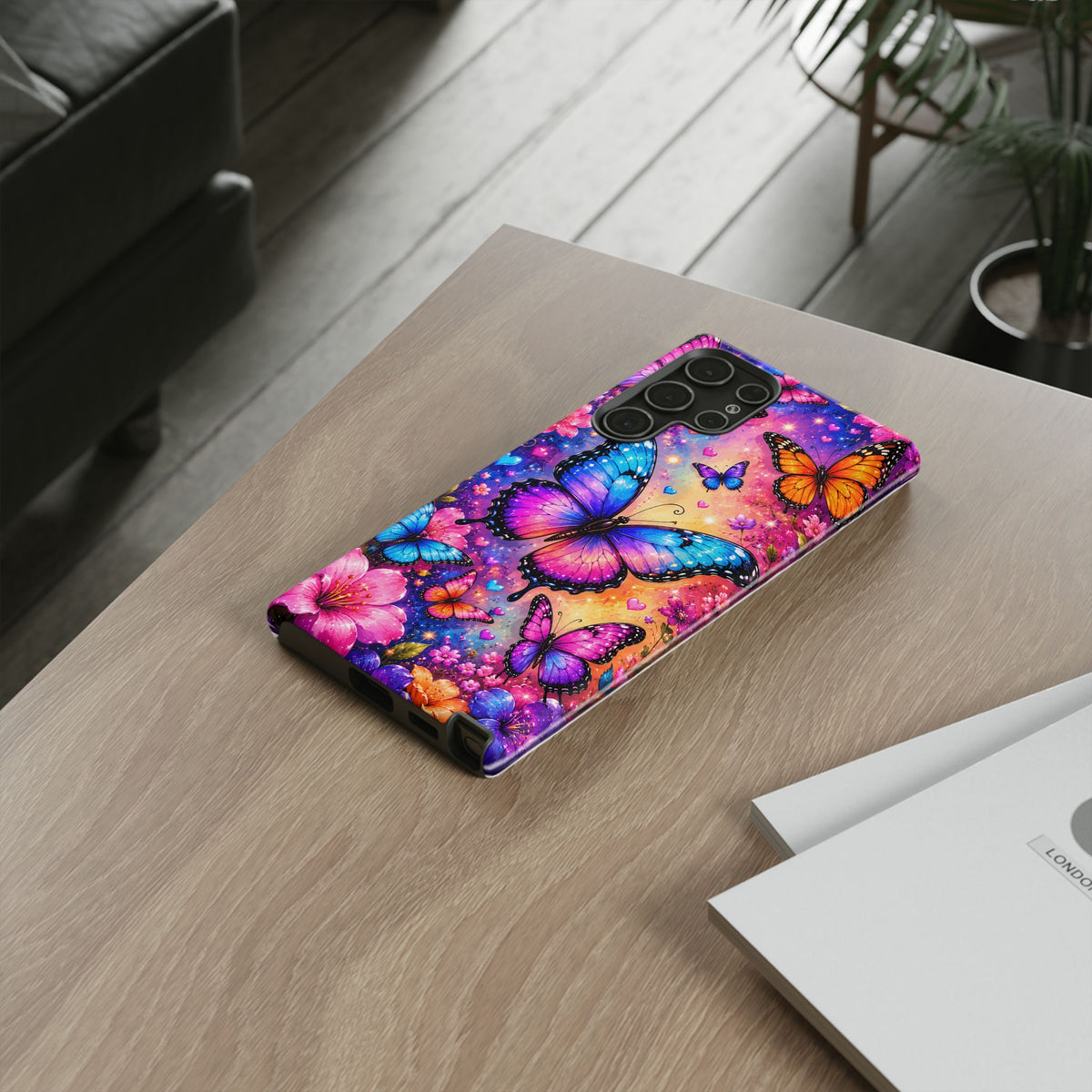 Colorful Butterfly Pattern Phone Case | Tough Cases