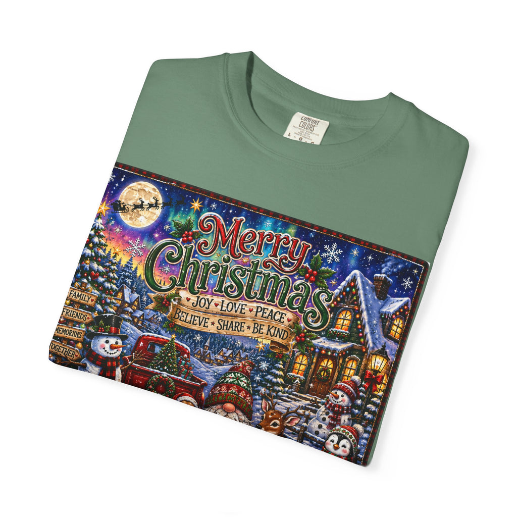 Christmas Village Dogs T-Shirt — Merry Christmas Dog Lover Tee