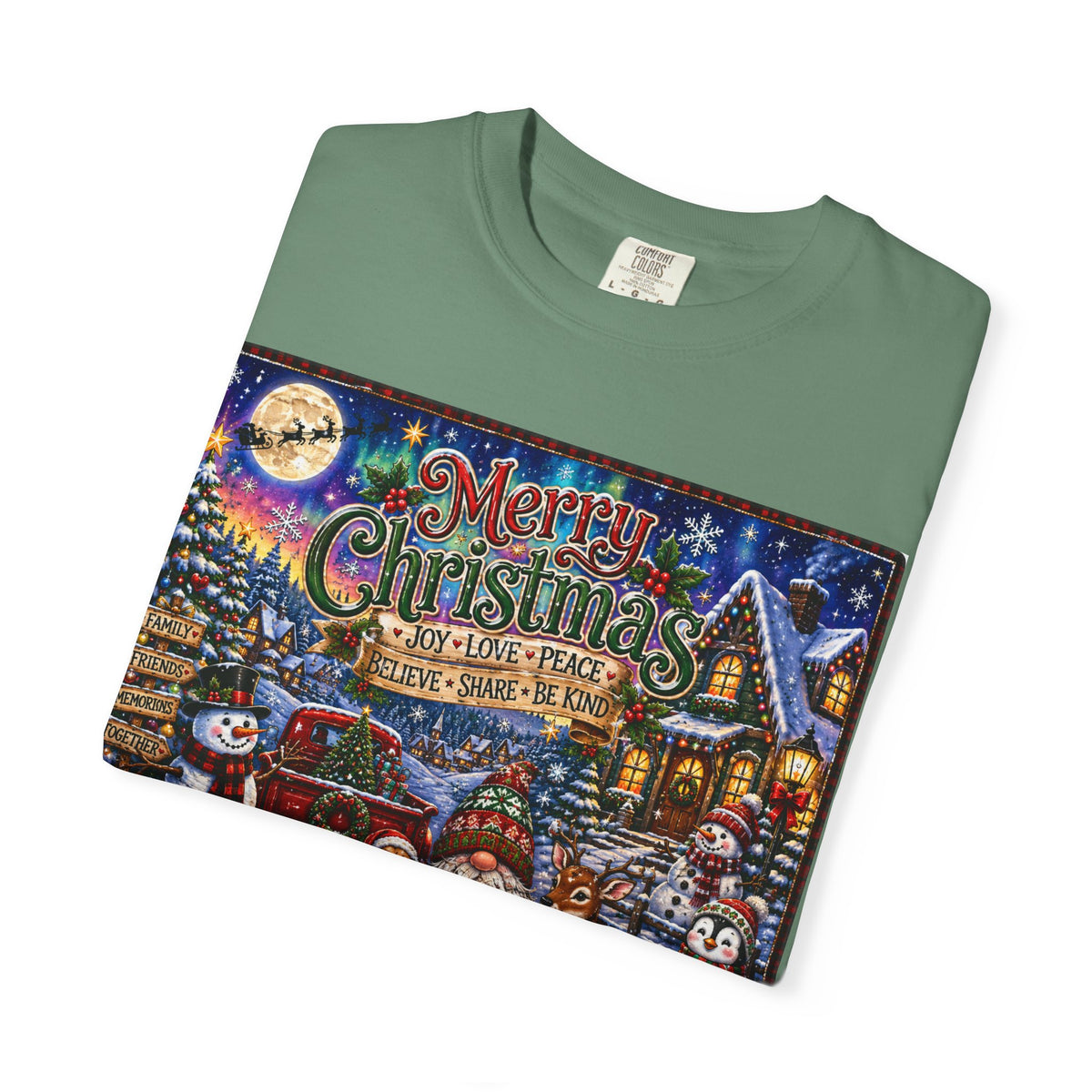 Christmas Village Dogs T-Shirt — Merry Christmas Dog Lover Tee
