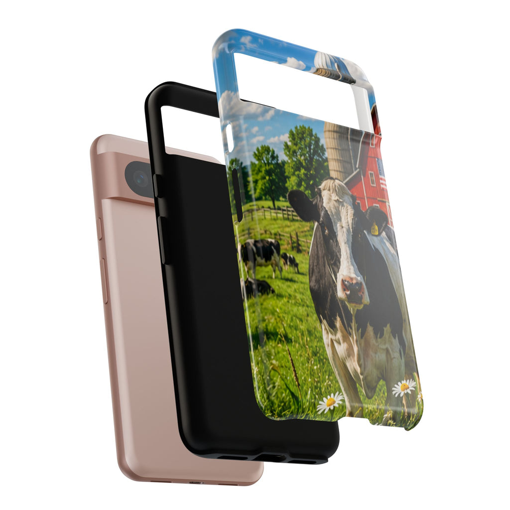 Cow Farm Phone Case — Rustic Barnyard iPhone Cover